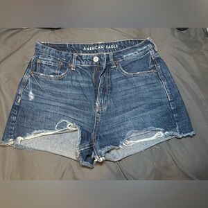 American Eagle Outfitters High-Waisted Tomgirl Midi Shorts